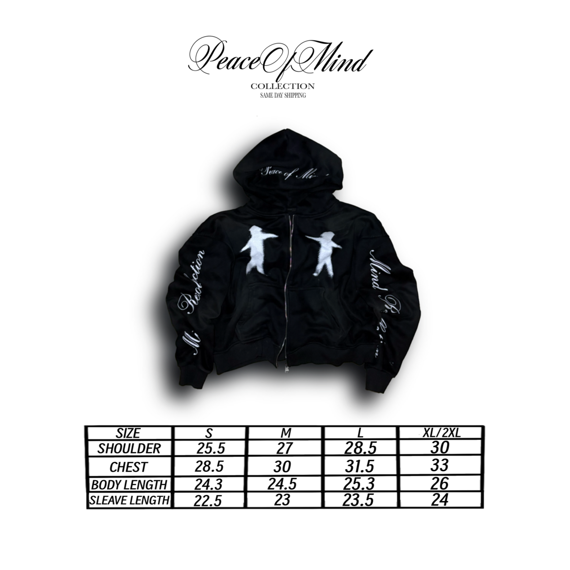 Peace Of Mind Zip-Up Hoodie